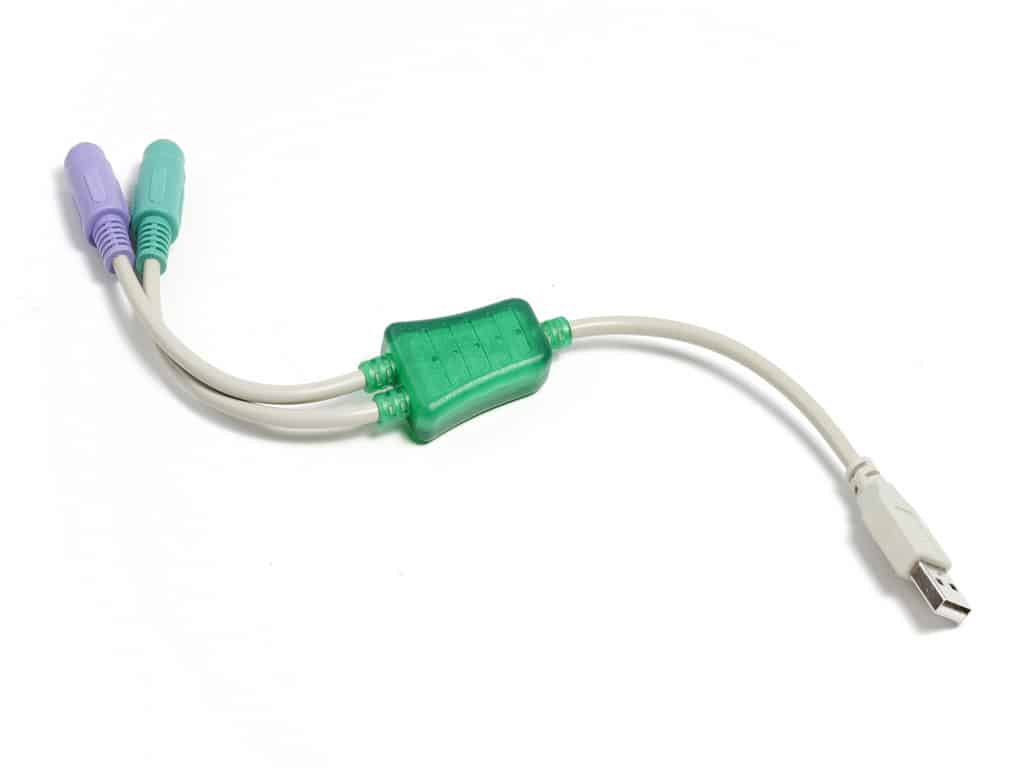 PS/2 til USB adaptor