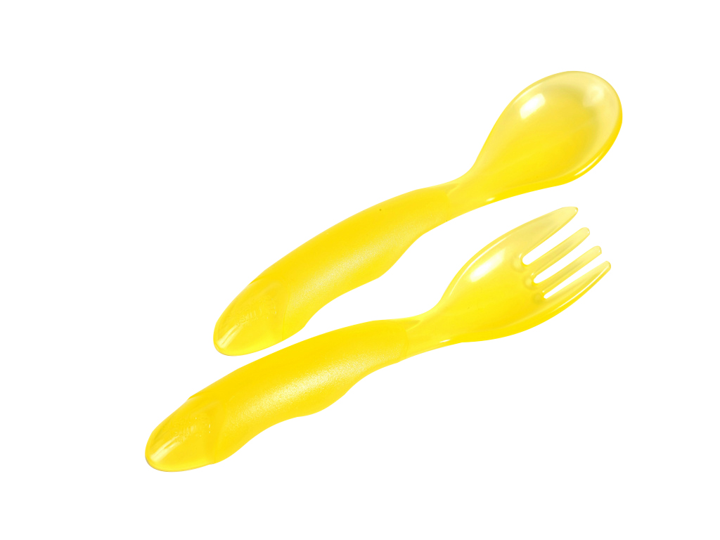 Børnebestik gul