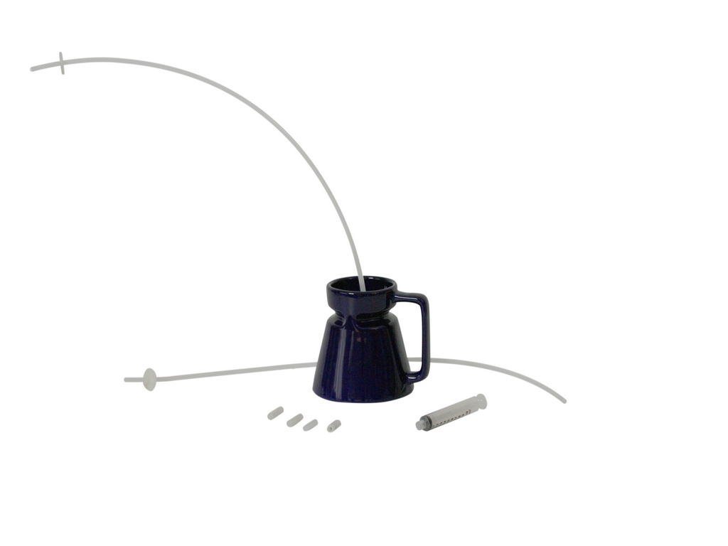 Neater Drinker Keramik med sugerør og ventil