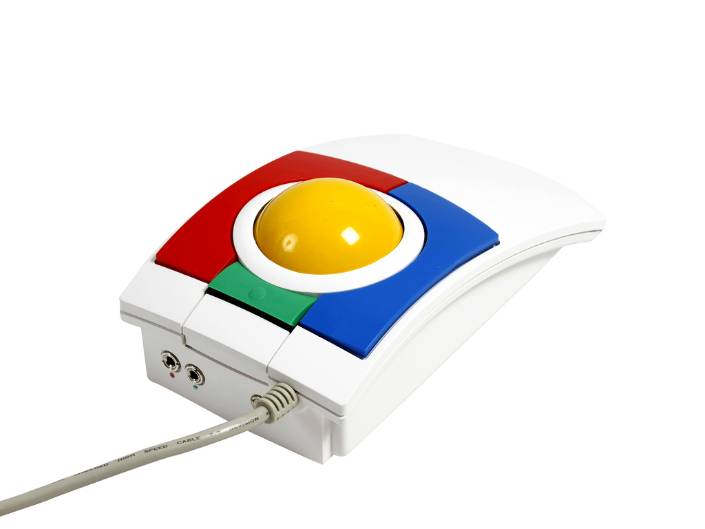 KidTrac Trackball med 3 udtag til 0/1-kontakt