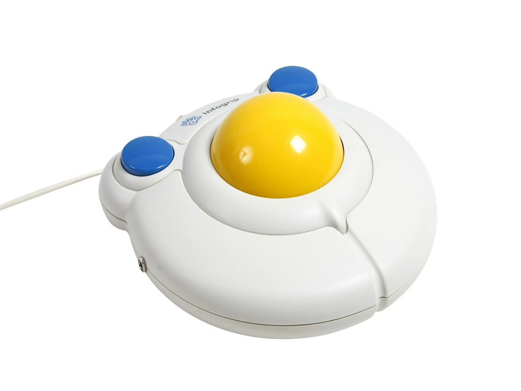 BigTrack trackball med 2 udtag til 0/1-kontakt