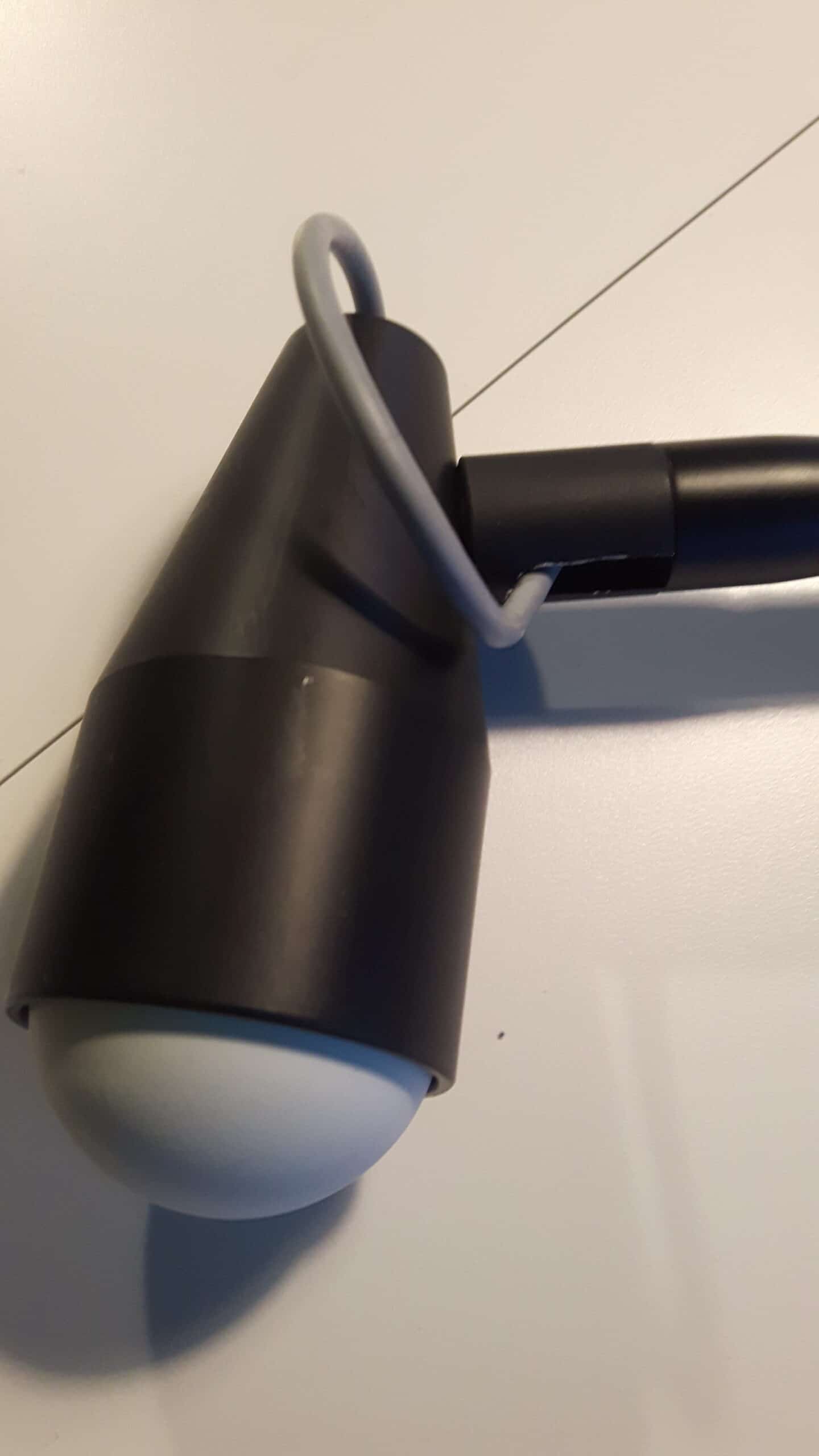 2 stk. adaptorer til at skjule ledning i fleksibel arm